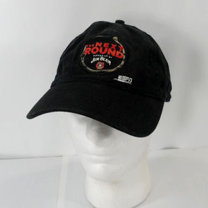 Jim Beam ESPN Next Round Sports Patch Strapback Cap Hat Black